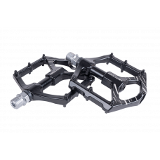 Педали алюминиевые,  подш. скольж,  9/16",  168гр AL-99 black