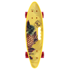 Круизер пластиковый Fishboard 23" print желтый