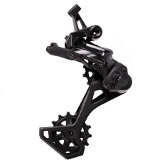 Переключатель задний Microshift AdventX RD-M6205AM,  10 ск. , Clutch,  средняя лапка,  алюминий,  черный
