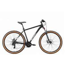 Велосипед Stark'25 Indy 29.1 D черный матовый/белый призрак XL/22"