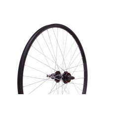 Колесо 27,5"MTB заднее под касс8-9пер. ,дв. обод Qijian DA-18 27,5"36H, втулка Solon DH802R,36H Disc, ко