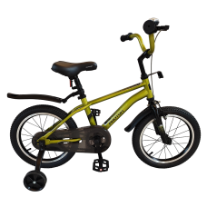 Велосипед TechTeam Proton 14" зеленый (сталь)