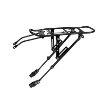 Багажник HX-Y84 26"-29", для дисковых тормозов, крепление на перья, алюминий, черный Багажник HX-Y84 26"-29", для дисковых тормозов, крепление на перья, алюминий, черный