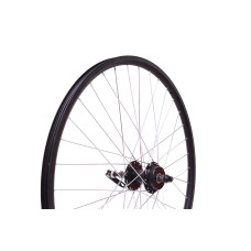 Колесо 26" MTB заднее под трещотку, дв. обод Qijian DA18 KT- M65R QR DISC