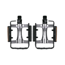 Педали FP-980Alu,  серебристо-черный