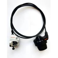 Шифтер Nexus,  3S41E,  3ск,  с bell crank 6,  оплетк,  1800мм черн,  коротк.  ручк.