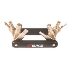 Мультитул складной 4BIKE FF-1308,  8 в 1,  CR-V сплав,  алюминиевые боковины,  шестигранники 2/3/4/5/6/