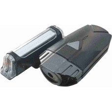 Набор:фара передн.  яркий диод,  3реж.  + стоп задний (красн/синий) 5реж. , USB,  80шт/уп
