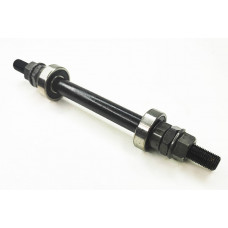 Ось заднего колеса,  "МТВ",  черная,  с пром. подшипником,  L:3/8"x175mm,  подшипник 6200