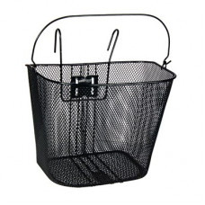 Корзина 4BIKE на руль BL-A-008,  быстросъемная,  черная.