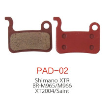 Колодки тормозные Repute Pad 02 для дисковых тормозShimano XTR BR-M965\M966\XT2004, Saint Колодки тормозные Repute Pad 02 для дисковых тормозShimano XTR BR-M965\M966\XT2004, Saint