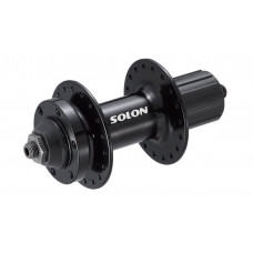 Втулка задняя Solon DH802R 36H DISC M10*135mm, эксцентрик, черная, крепление IS6, под кассету