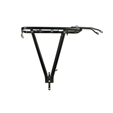 Багажник KW-613 24"-28",  алюминий,  с прижимом,  черный