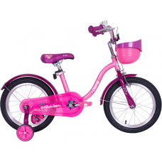 Велосипед TechTeam Cherry 14" розовый (сталь) розовая