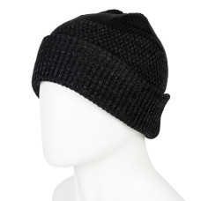 Шапка взрослая модель DRC22HK028,  черный с серым
