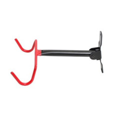 Держатель вело настенный "горизонт. " до 20кг сталь складной,  черный H017 HORST