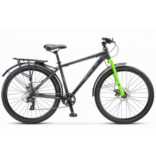 Велосипед 27.5” STELS Navigator-700 Курьер MD (21" Черный матовый)