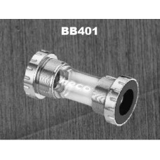 Каретка NECO MTB BB401, BC1.37”X24T 68\73mm, ось 24*24мм ,2 увеличенных промподшипника