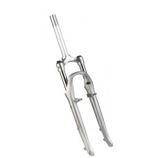Вилка 26" 1-1/8" NEON T RST аморт.  резьб.  V-обр. /диск. торм. , алюм.  серебр. , шток 185мм