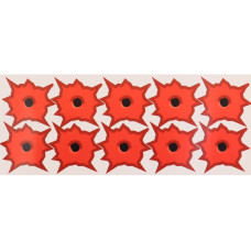 Наклейки (набор) обманка (26х10,  красные)