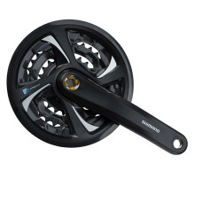 Шатуны Shimano Tourney FC-TX801 42/32/22T 170 мм "под квадрат" чёрные
