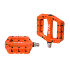 Педали STG BC-PD227 пластик,  на пром подшип. Оранж