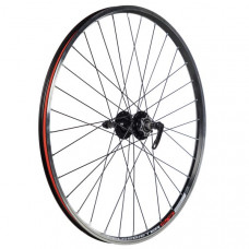 Колесо 26" зад,  двустен. обод 32 отв. , втулка  сталь под Disc-brake,  экс-к под трещетку 6-8 ск.  Пром.