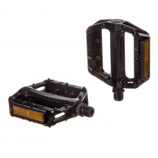 Педали STG FP-969,  платформа,  ось 9/16",  насып.  Подшип.  Черные