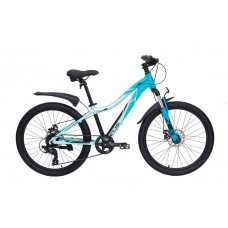 Велосипед TechTeam Elis 24"х13 бирюзовый