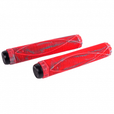Грипсы с барендами Fish,  170mm,  Grey/Red