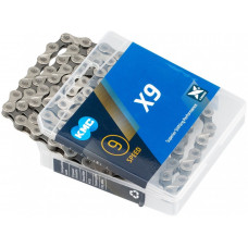 Цепь KMC X9 116 зв.  1/2x11/128  silver/grey