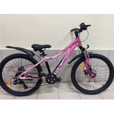 Велосипед TechTeam Elis 24"х13 розовый