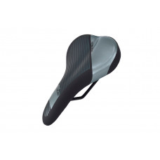 Седло ZEUS 1040 MTB Sport стальные рельсы, черный\серый