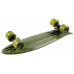 Скейтборд пластиковый Fishboard 23 dark green