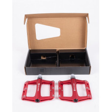 Педали TT-2001,  3 пром.  подш. , 9/16",  red