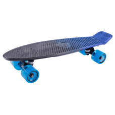 Скейтборд пластиковый Metallic 22 blue