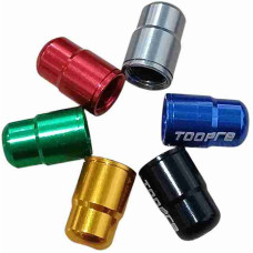 Колпачки TOOPRE на ниппель Sсhrader (AV),  алюминиевый,  красный