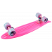 Скейтборд пластиковый Fishboard 23 pink