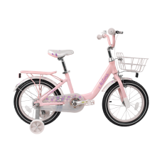 Велосипед TechTeam Milena 20" светло-розовый (алюмин) корзина