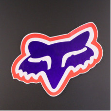 Наклейка логотип FOX (12x10см) (#4901)