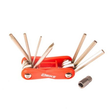 Мультитул складной 4BIKE FH-02 Red,  8 в 1,  CR-V